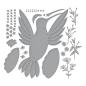 Preview: Spellbinders, Hummingbird Card Creator Etched Dies, SONDERPREIS