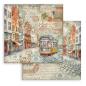 Preview: Stamperia, Art of Travelling 8x8 Inch Paper Pack