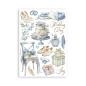 Preview: Stamperia, Timeless A5 Washi Pad