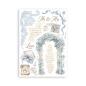 Preview: Stamperia, Timeless A5 Washi Pad