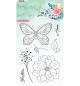 Preview: Studio Light • Stamp Birthday butterfly Blooming Butterfly nr.360