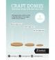 Preview: Studiolight • Domes Plexiglas craft domes 3 sizes Essentials