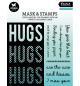 Preview: Studio Light • Stamp and Mask Hugs sentiments Essentials nr.04