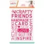 Preview: Sara Signature Crafty Fun 5" x 7" Embossing Folder - Crafty Friends, Crafters Companion