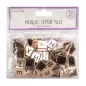 Preview: Papermania, Rose Gold Chipboard Letter Tiles