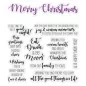 Preview: Crafter's Companion Sentiment & Verses Clear Stamps - Merry Christmas