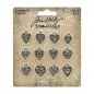 Preview: Idea-ology Tim Holtz Adornments Hearts