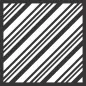 Preview: LDRS Creative Peppermint Stick 6x6 Inch Stencil