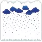 Preview: LDRS Creative Rainy Day 6x6 Inch Stencil
