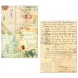 Preview: Ciao Bella, Vintage Manuscript A5 Tissue Paper Set