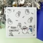 Preview: Hunkydory, Happy Town Stamp Set - Snowmen & Friends