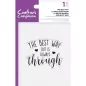 Preview: Crafter's Companion Clear Acrylic Stamp - The Best Way