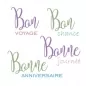 Preview: Sara Signature Parisian Stamp and Die - French Sayings, Crafters Comapnion