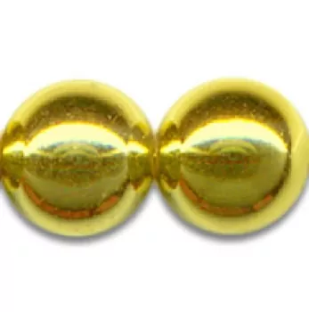 Wachsperlen, gold, 6 mm, Meyco