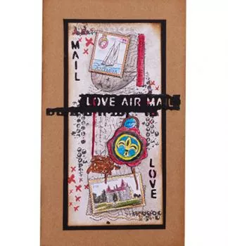 Studiolight Stamp Love mail Grunge Collection nr.36