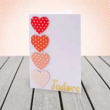 Colour Families Spots & Stripes Paper Pad - Red, Hunkydory