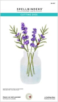 Spellbinders, Mason Jar and Lavender