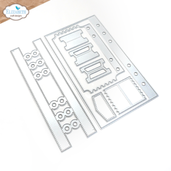 Elizabeth Craft Designs, From the Past Dies Sidekick - Essentials 30 Basepage with Ticket