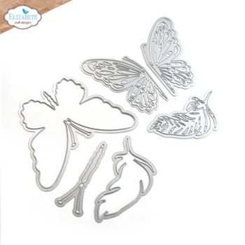 Elizabeth Craft Designs, Journal Elements Ornate Butterfly Dies