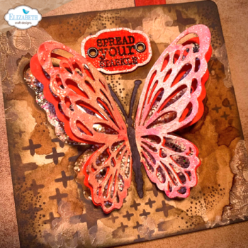 Elizabeth Craft Designs, Journal Elements Ornate Butterfly Dies