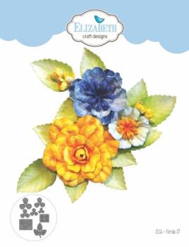 Elizabeth Craft Designs, Evening Rose Dies Florals