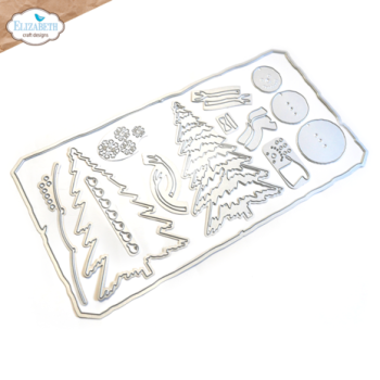 Elizabeth Craft Designs, December Romance Dies December White