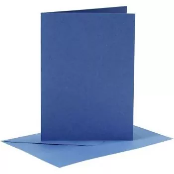Deco Company, Karten & Kuverts blau