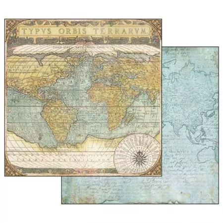 Stamperia, Scrapbook Block Around the World 12x12 Inch Paper Pack