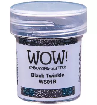 Wow, Embossing Glitters BlackTwinkle