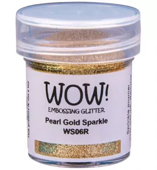 Wow, Embossingpulver Pearl Gold Sparkle