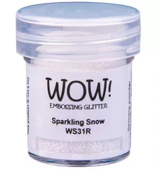 Wow, Embossingglitter Sparkling Snow