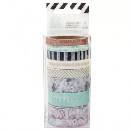 Pineapple crush washi tape x8