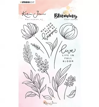 Stempel, Stamp, Karin Joan Blooming Collection nr.04