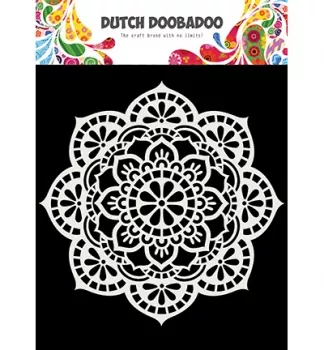 Schablone / Stencil / Dutch Mask Art - Mandala, Dutch Doobadoo