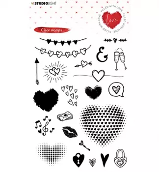 Studiolight - Clear Stamp - Filled With love - nr.508