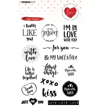 Studiolight - Clear Stamp - Filled With love - nr.509