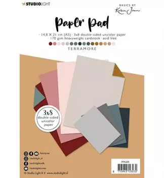 Studiolight Paper Pad Pattern Paper Terramore Basics by Karin Joan nr.5