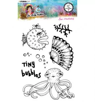 Studiolight Clear Stamp Sea creatures So-Fish-Ticated nr.13