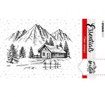 Studiolight Clear stamp Christmas Scenery Essentials nr.89