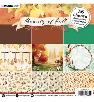 Studiolight Paper pad Pattern paper Beauty of Fall nr.13