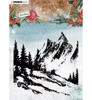 Studiolight Clear stamp Background landscape Sending Joy nr.55