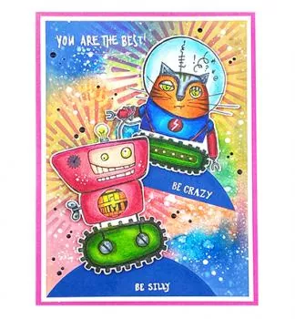 Studiolight Clear Stamp Space Cats Out Of This World nr.71