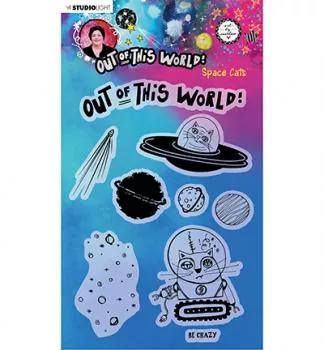Studiolight Clear Stamp Space Cats Out Of This World nr.71