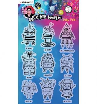 Studiolight Clear Stamp Baby Bots Out Of This World nr.74