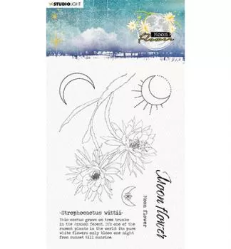 Studiolight Clear Stamp Strophocactus Wittii Moon Flower Collection nr.134