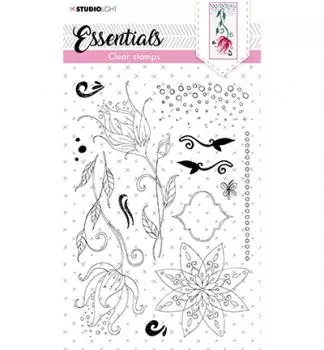 Studiolight Stamp Quirky long flowers Essentials nr.119