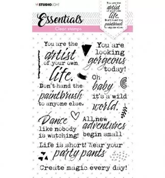 Studiolight Stamp You are an artist Essentials nr.121