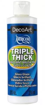 Triple Thick Brilliant Brush-On Glaze, Deco Art