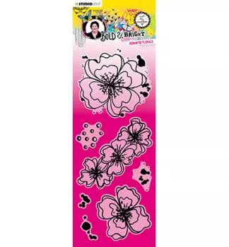 Studiolight Stamp Romantic florals Bold and Bright nr.124