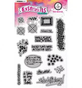 Studiolight Stamp Mixed media play Essentials nr.131